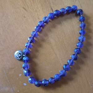 Beautiful Vintage Beaded Amethyst Bracelet